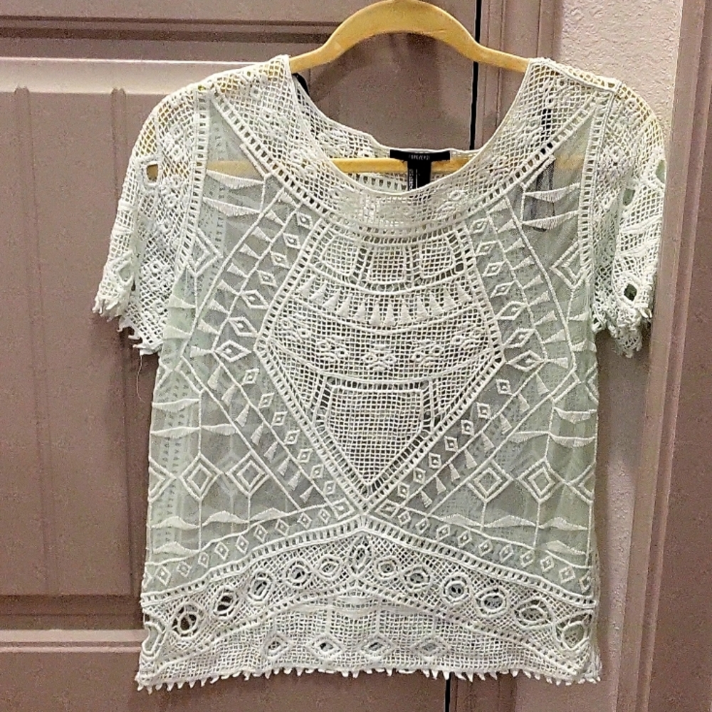 Forever 21 Embroidered top